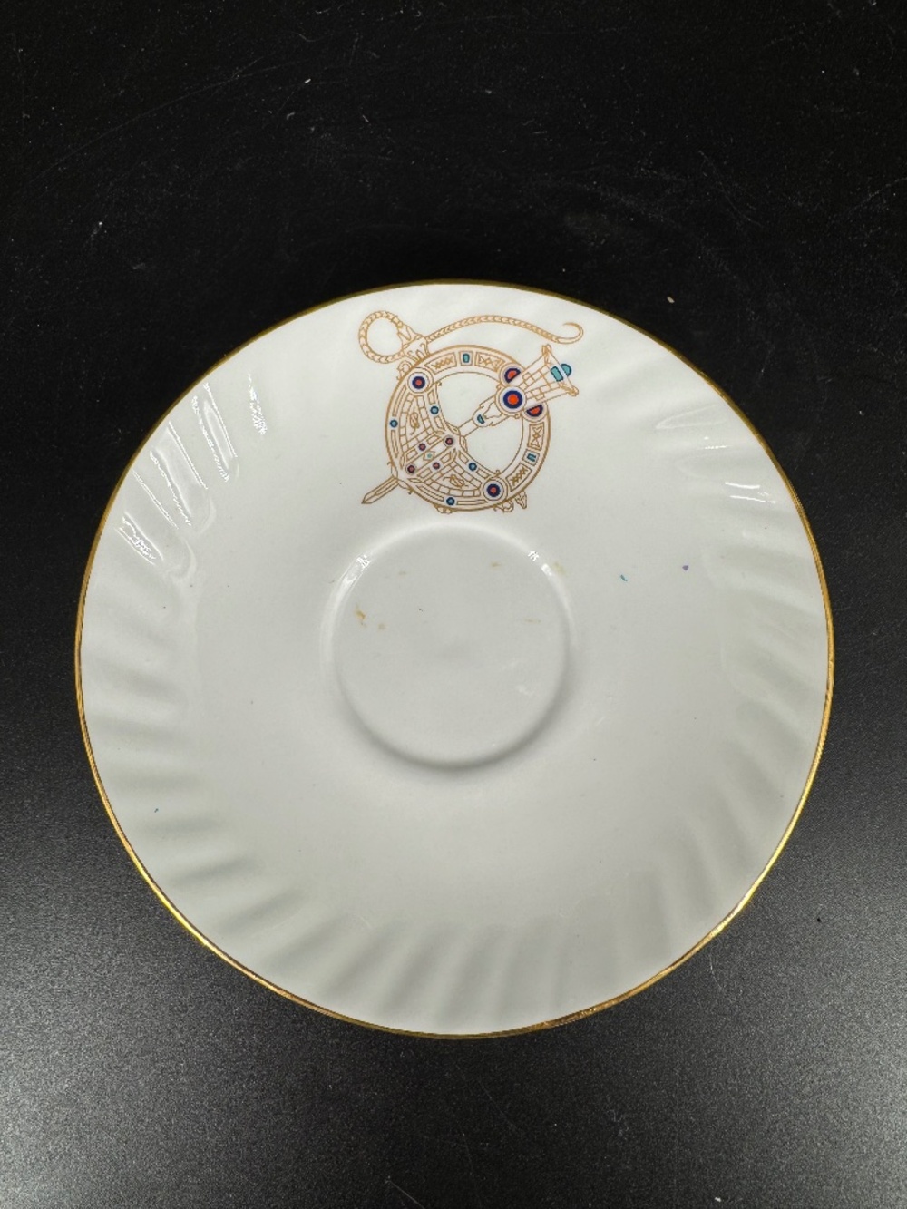 Royal Tara Brooch FINE BONE CHINA Saucer  Made in IRELAND Irish 5.75"